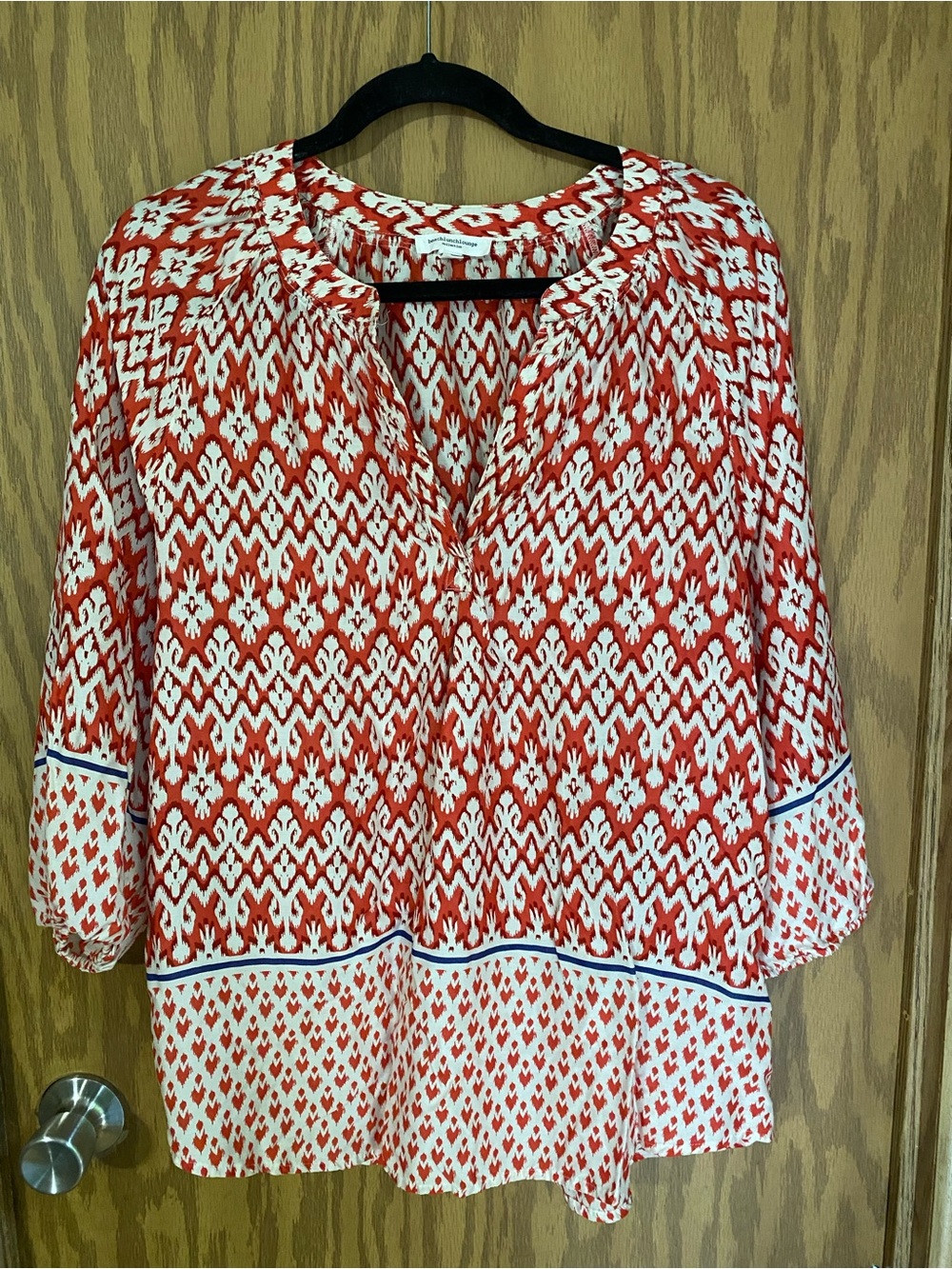 Beach Lunch Lounge V-Neck Peasant Blouse
